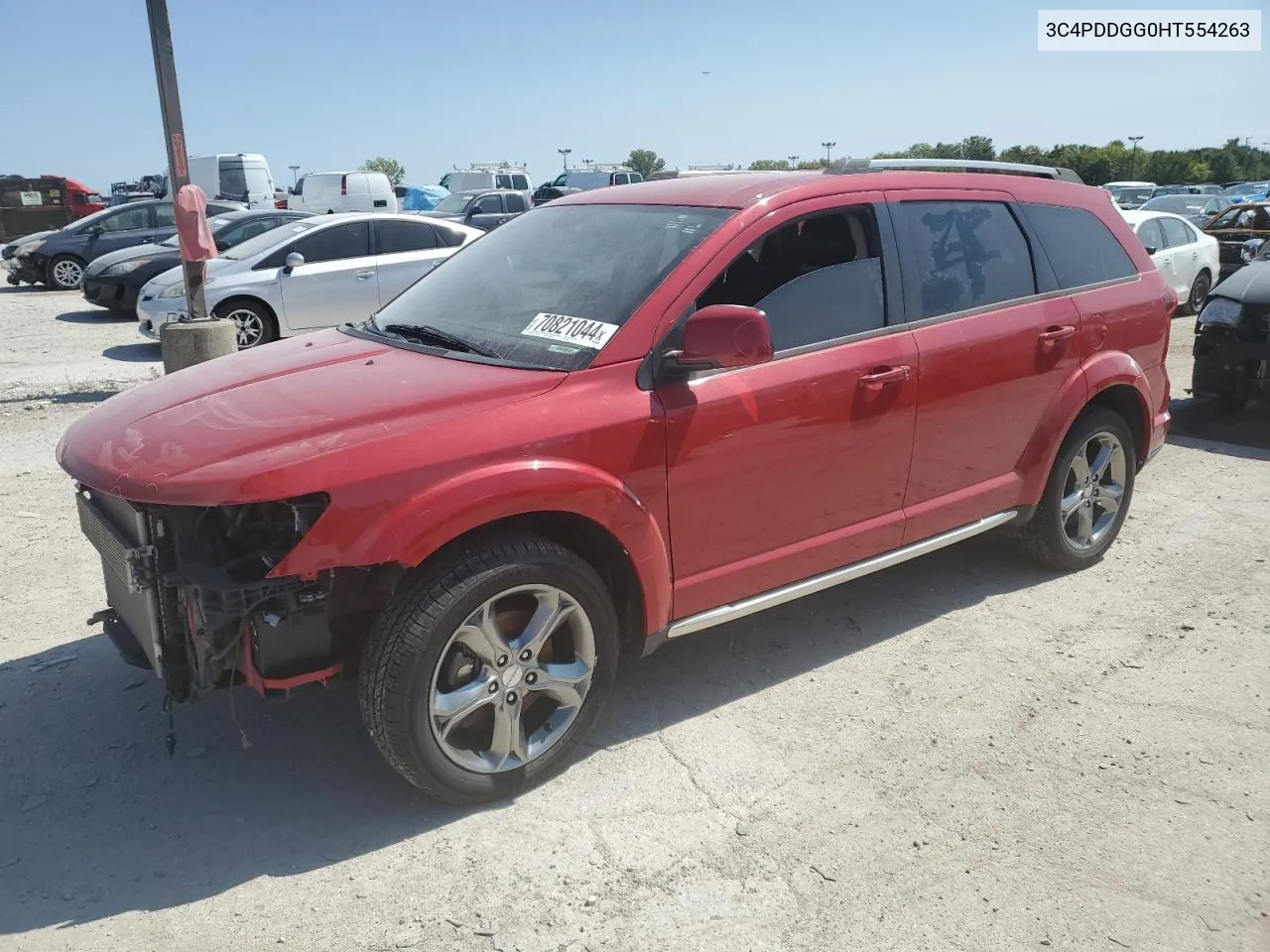 2017 Dodge Journey Crossroad VIN: 3C4PDDGG0HT554263 Lot: 70821044