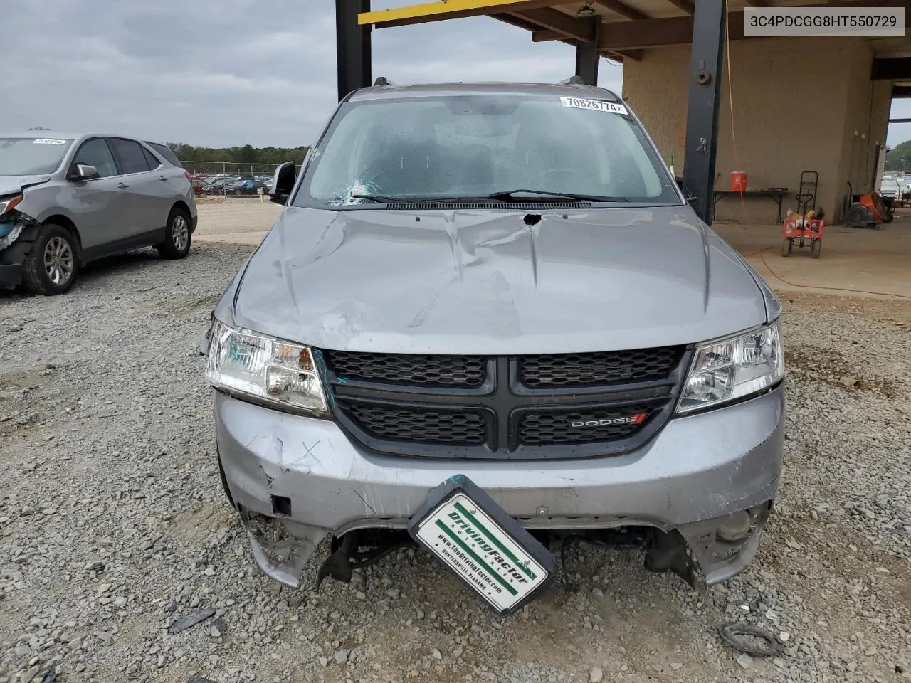 2017 Dodge Journey Crossroad VIN: 3C4PDCGG8HT550729 Lot: 70826774