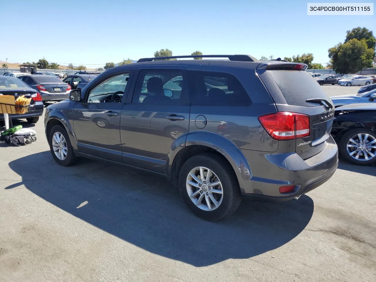 2017 Dodge Journey Sxt VIN: 3C4PDCBG0HT511155 Lot: 70863364