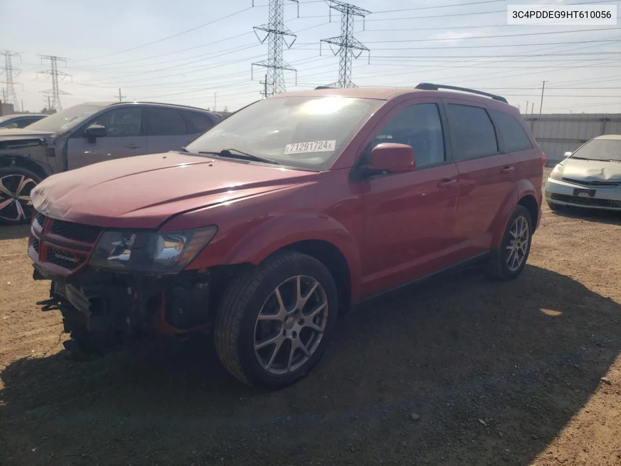 2017 Dodge Journey Gt VIN: 3C4PDDEG9HT610056 Lot: 71291724