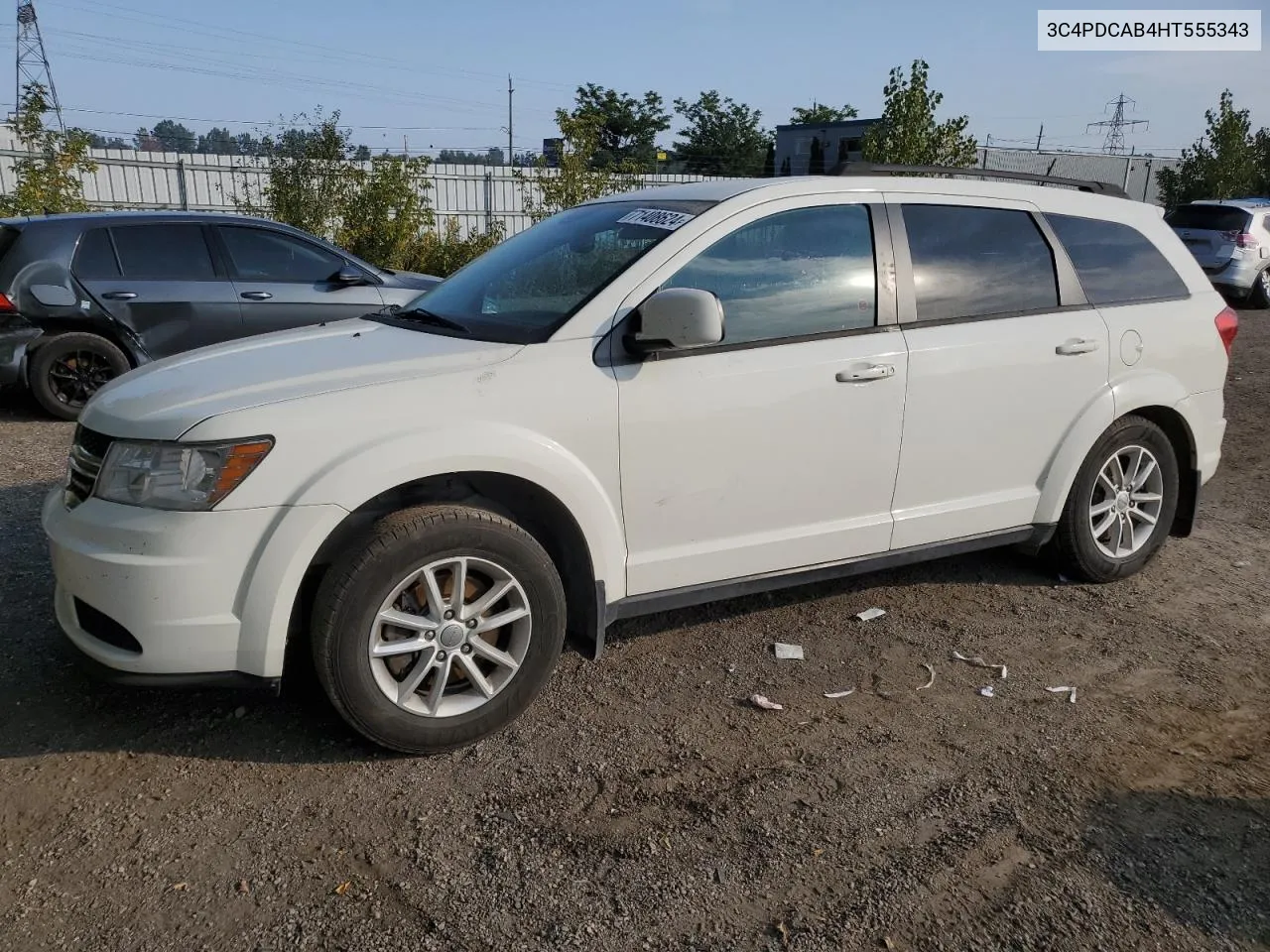 2017 Dodge Journey Se VIN: 3C4PDCAB4HT555343 Lot: 71408624