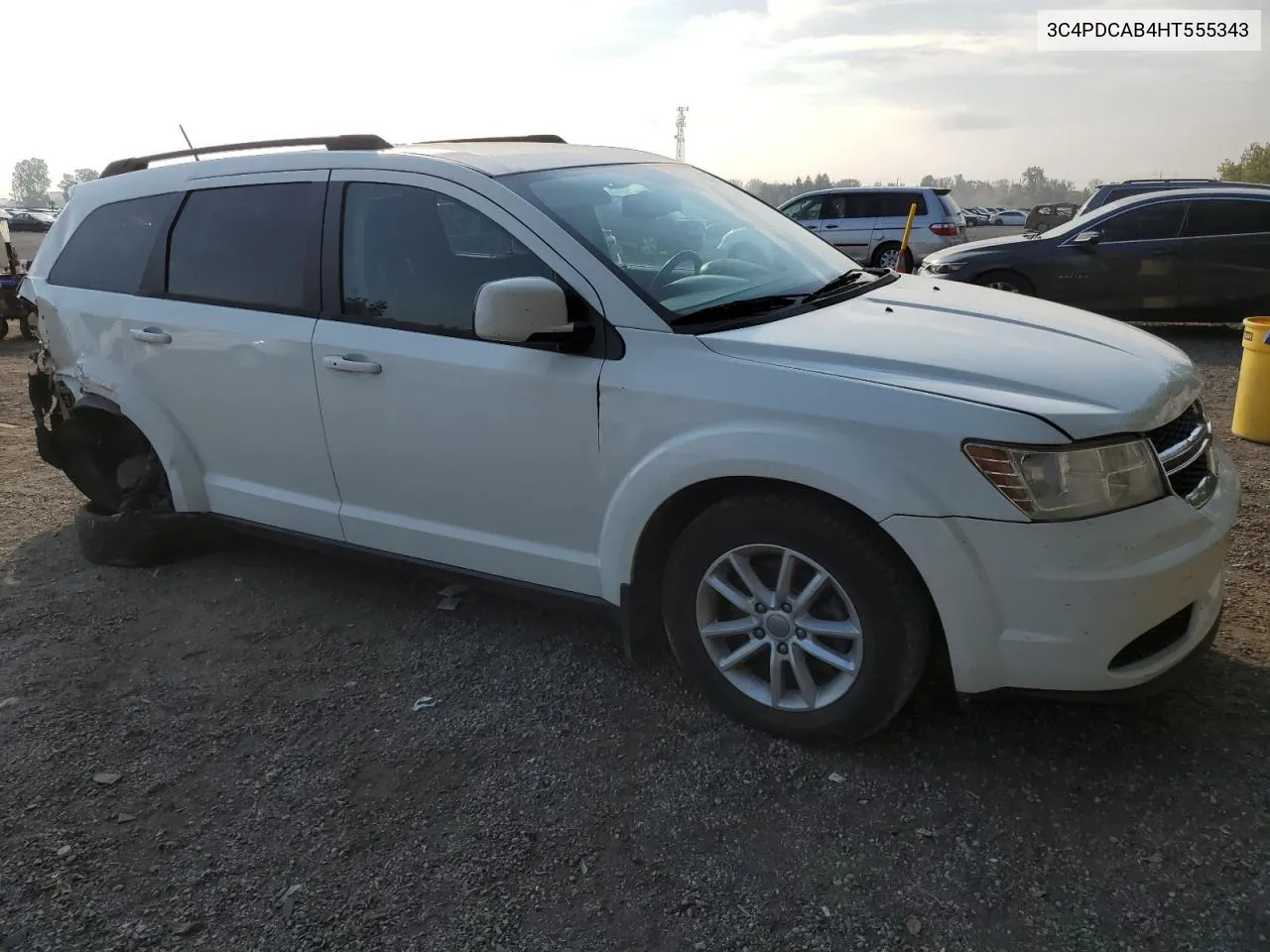 3C4PDCAB4HT555343 2017 Dodge Journey Se