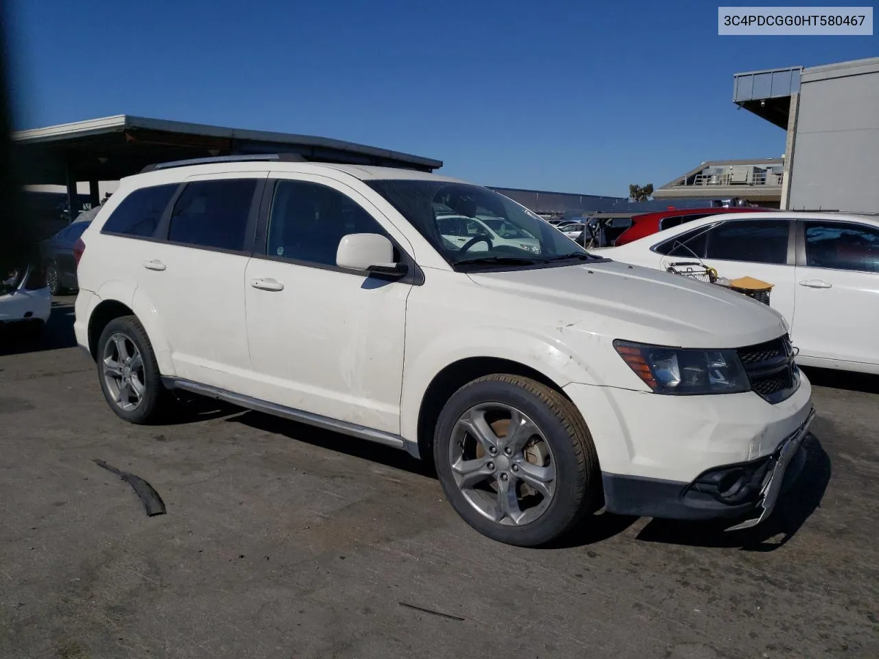 2017 Dodge Journey Crossroad VIN: 3C4PDCGG0HT580467 Lot: 71503914