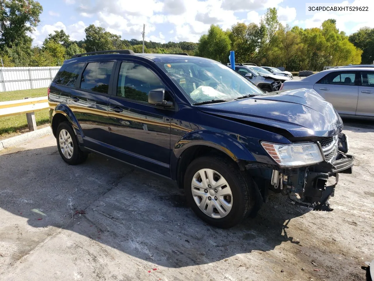 2017 Dodge Journey Se VIN: 3C4PDCABXHT529622 Lot: 71613384