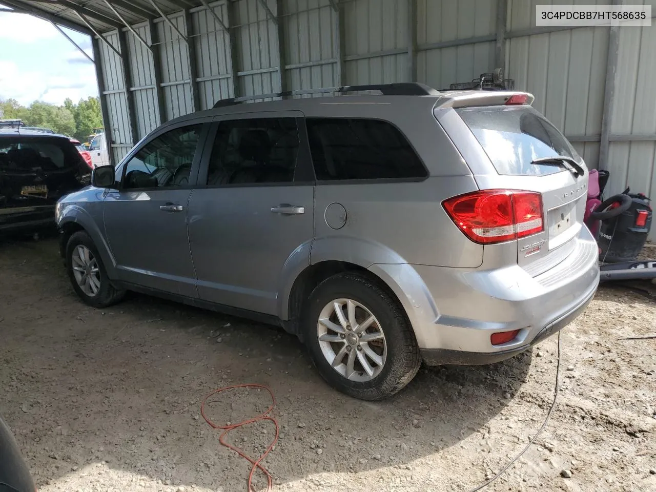 2017 Dodge Journey Sxt VIN: 3C4PDCBB7HT568635 Lot: 71615734