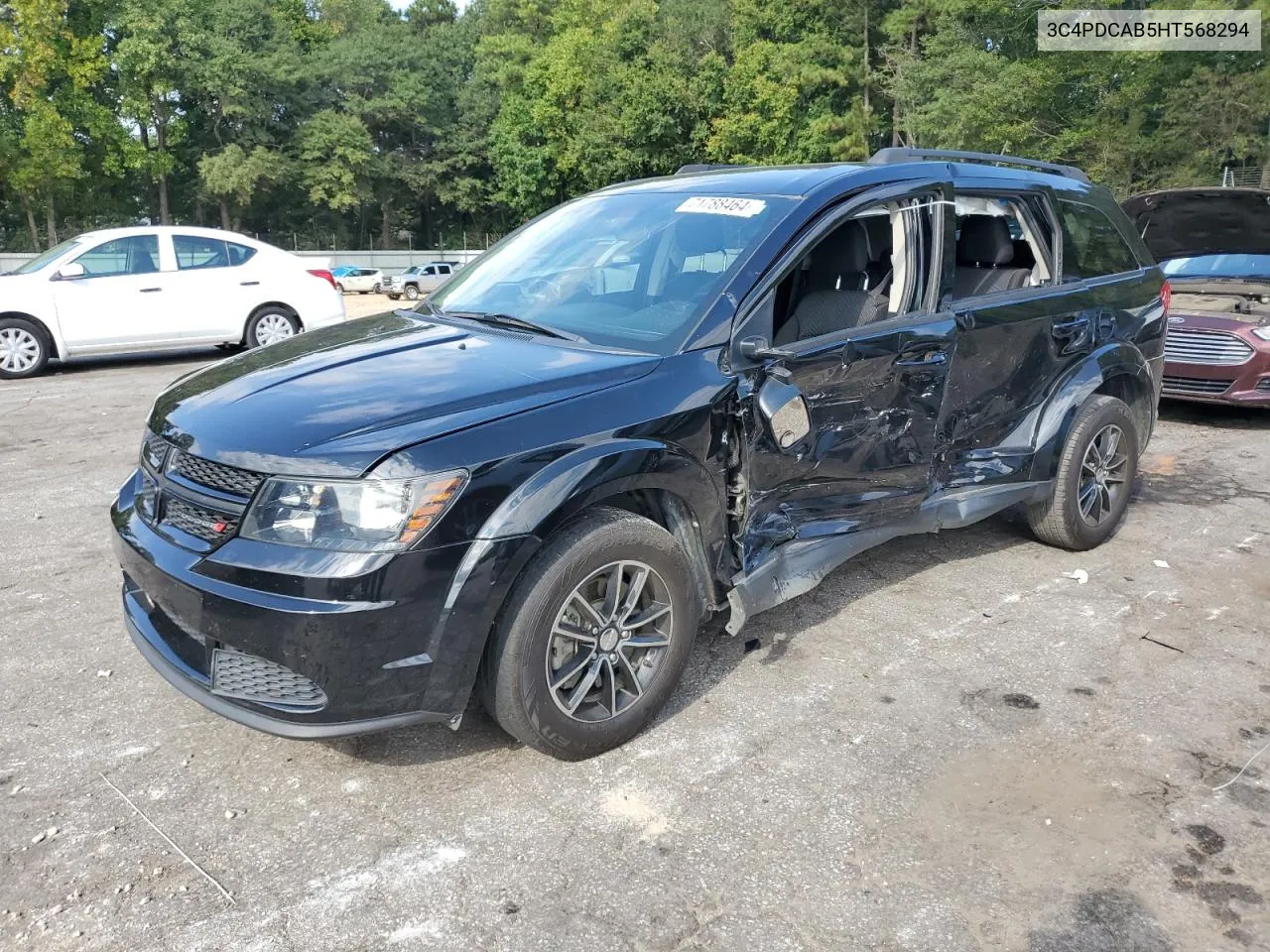 2017 Dodge Journey Se VIN: 3C4PDCAB5HT568294 Lot: 71788464