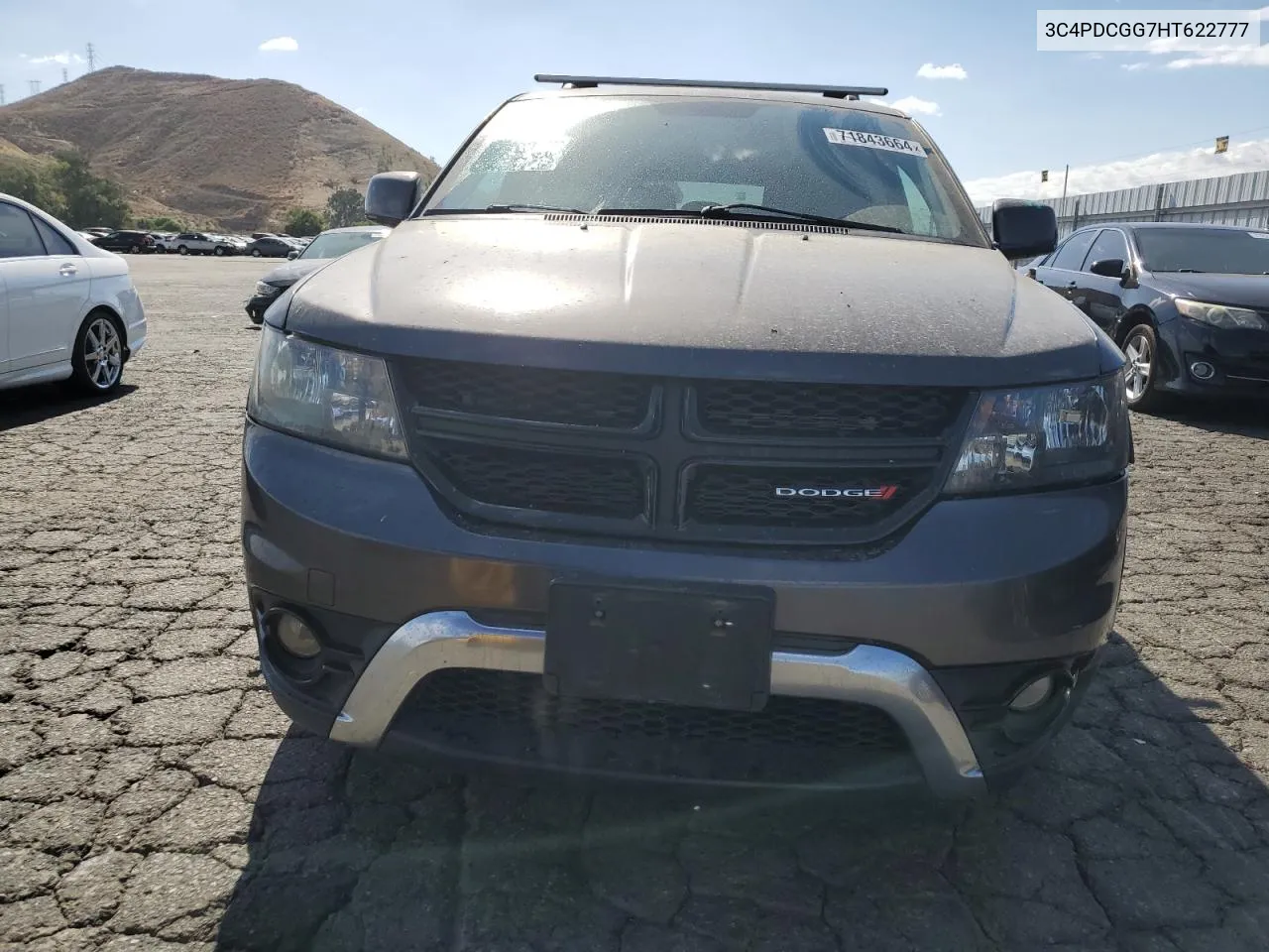 2017 Dodge Journey Crossroad VIN: 3C4PDCGG7HT622777 Lot: 71843664