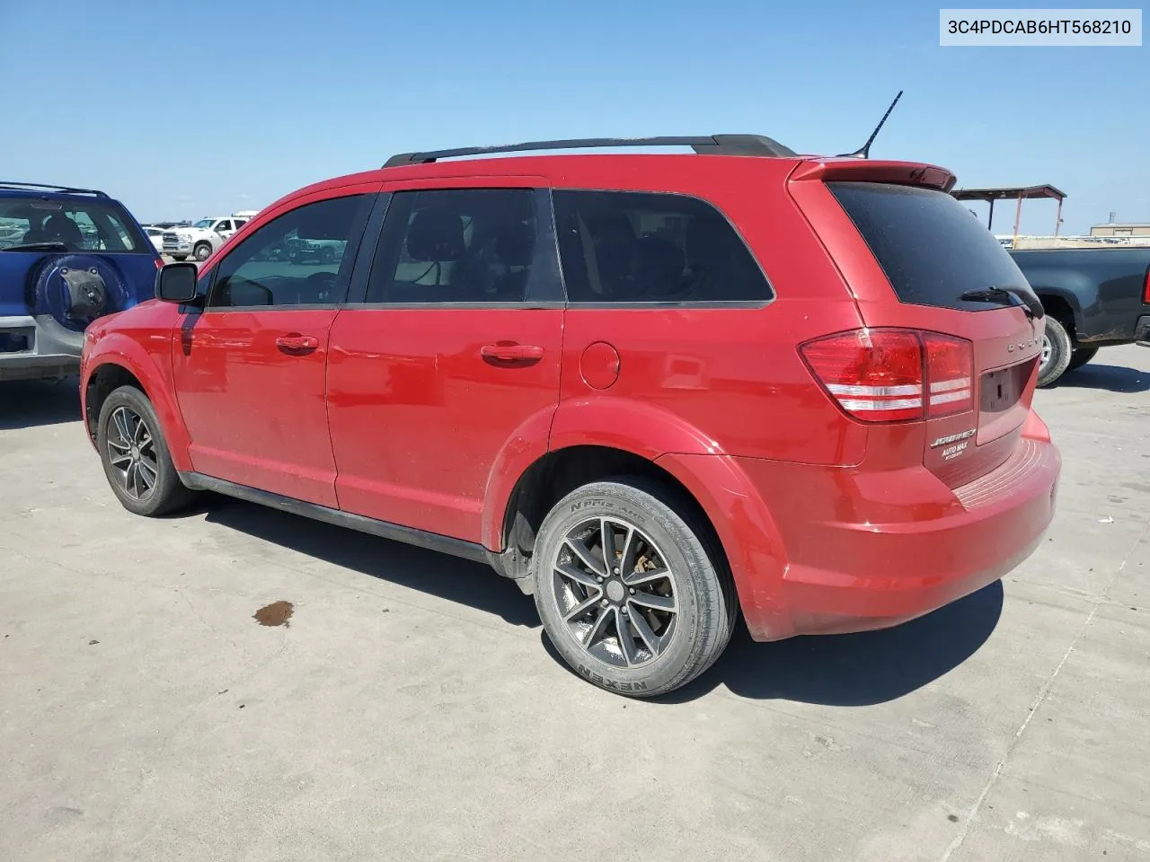 2017 Dodge Journey Se VIN: 3C4PDCAB6HT568210 Lot: 71930984