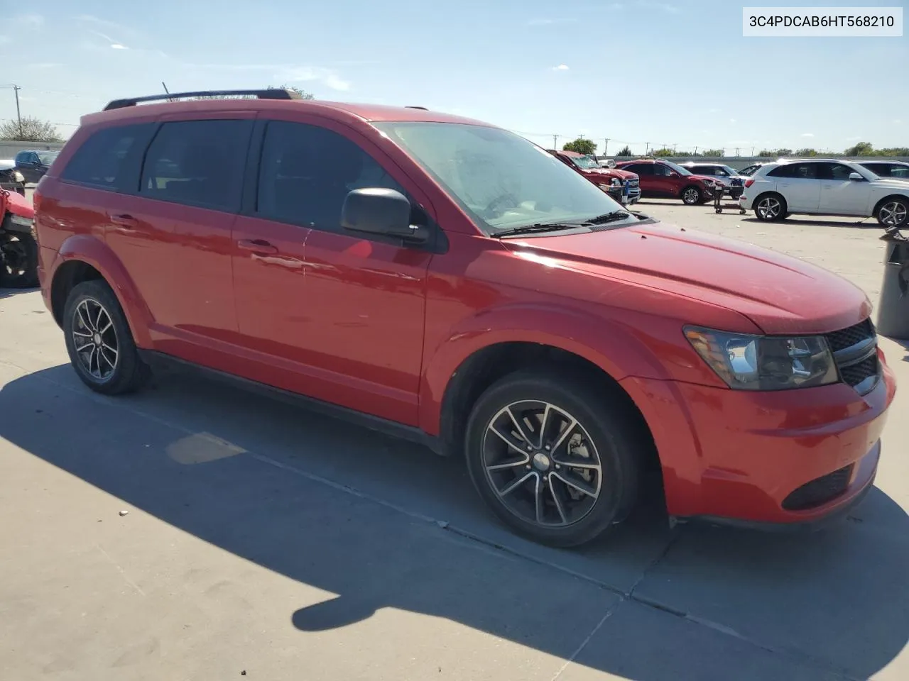 2017 Dodge Journey Se VIN: 3C4PDCAB6HT568210 Lot: 71930984