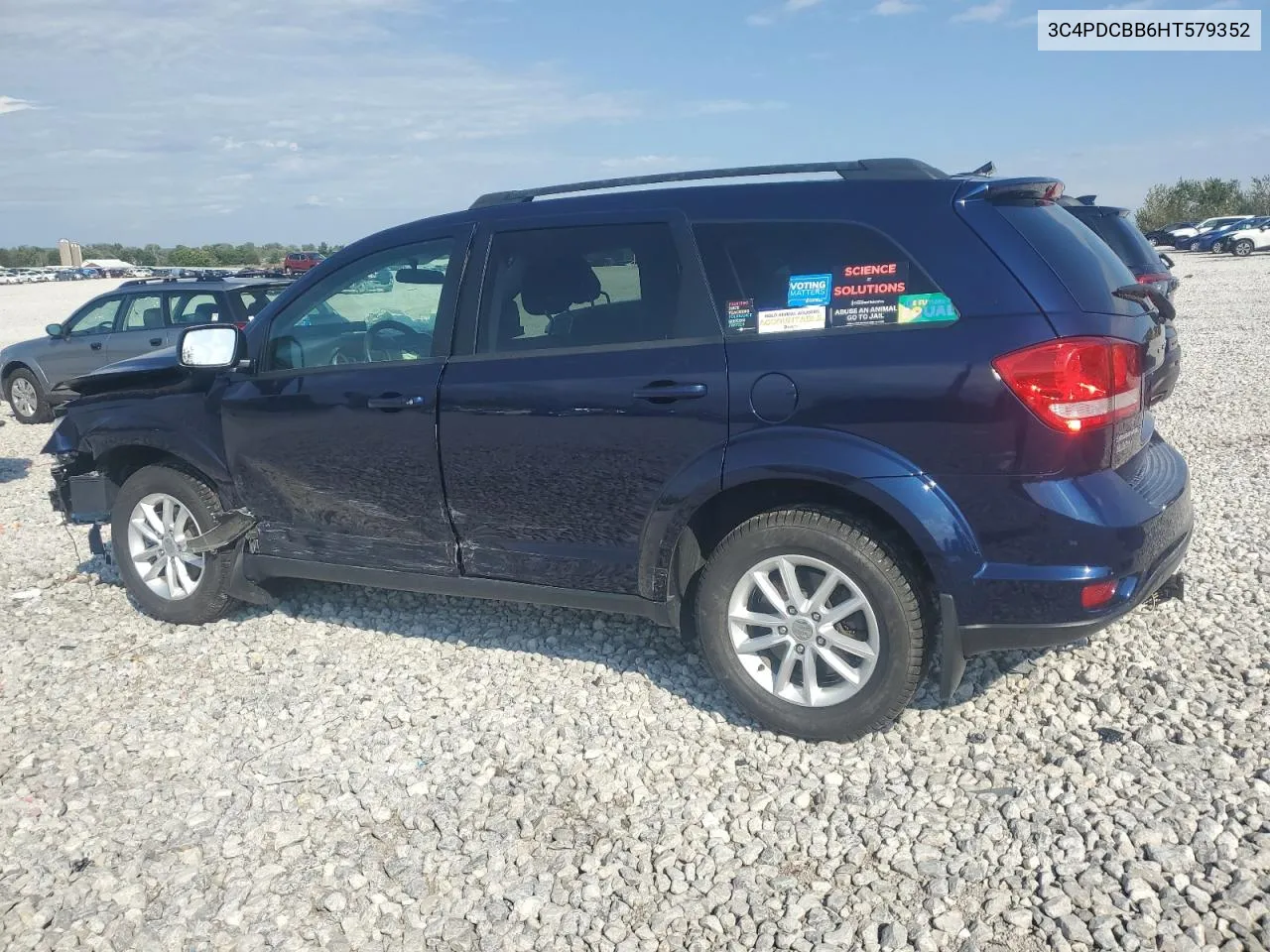 2017 Dodge Journey Sxt VIN: 3C4PDCBB6HT579352 Lot: 72005174