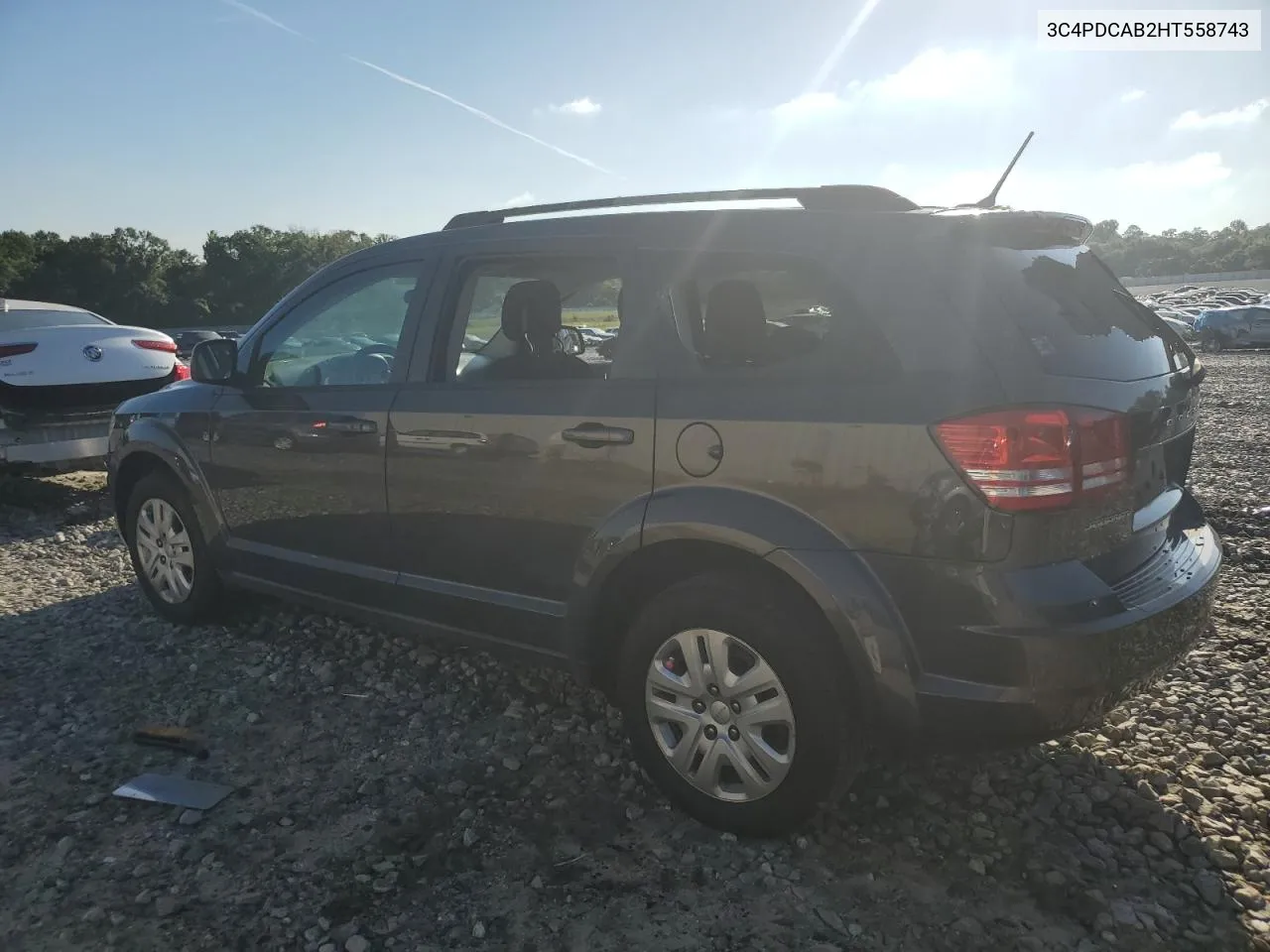 2017 Dodge Journey Se VIN: 3C4PDCAB2HT558743 Lot: 72059524