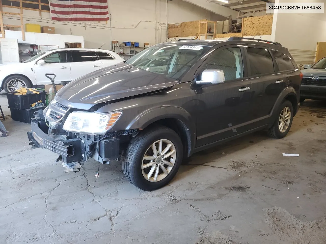 2017 Dodge Journey Sxt VIN: 3C4PDCBB2HT588453 Lot: 72124144