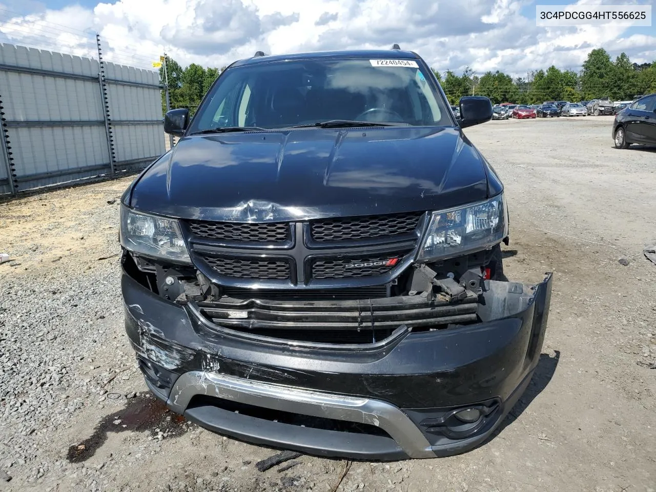 2017 Dodge Journey Crossroad VIN: 3C4PDCGG4HT556625 Lot: 72240454