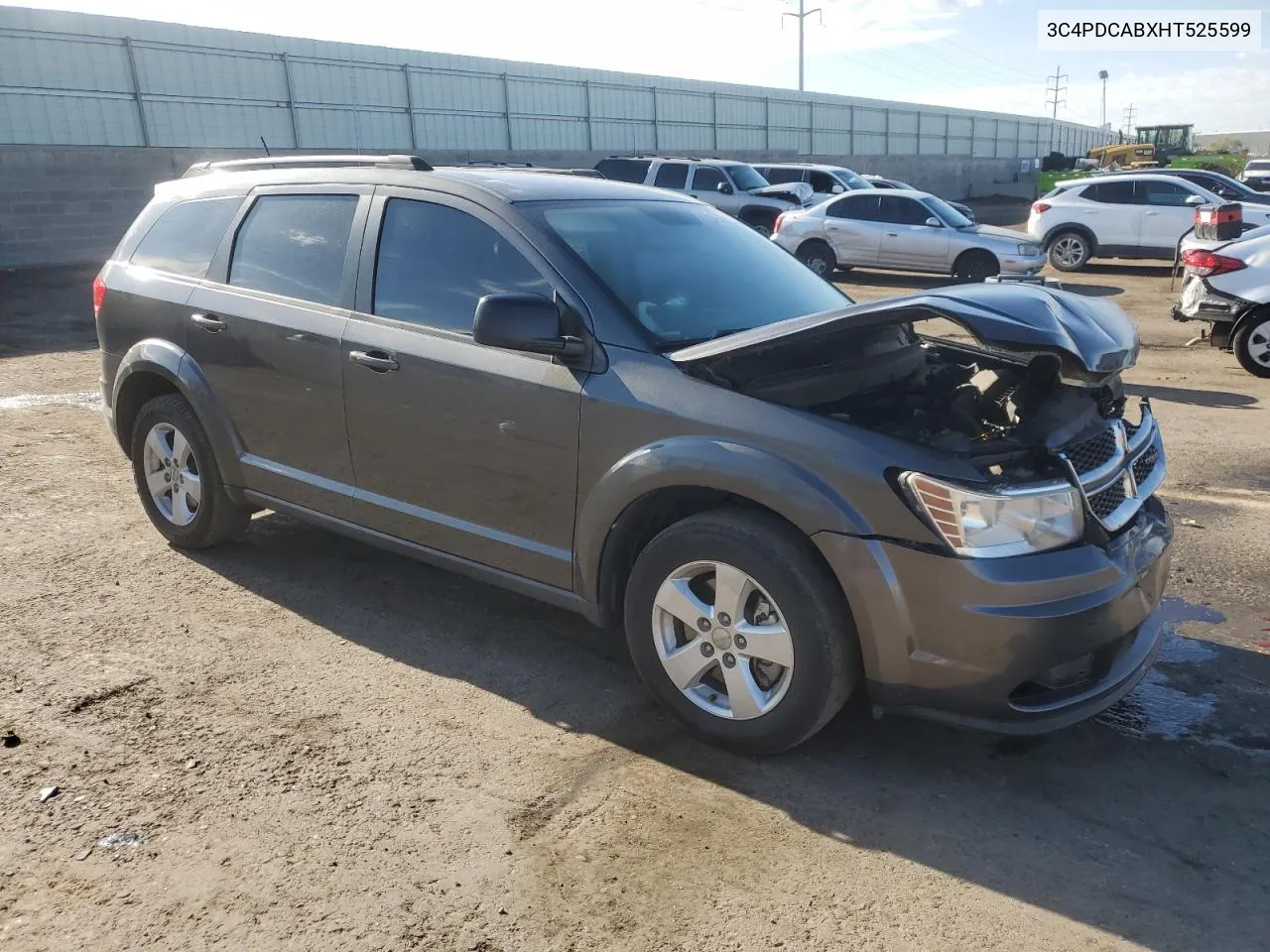 2017 Dodge Journey Se VIN: 3C4PDCABXHT525599 Lot: 72529264