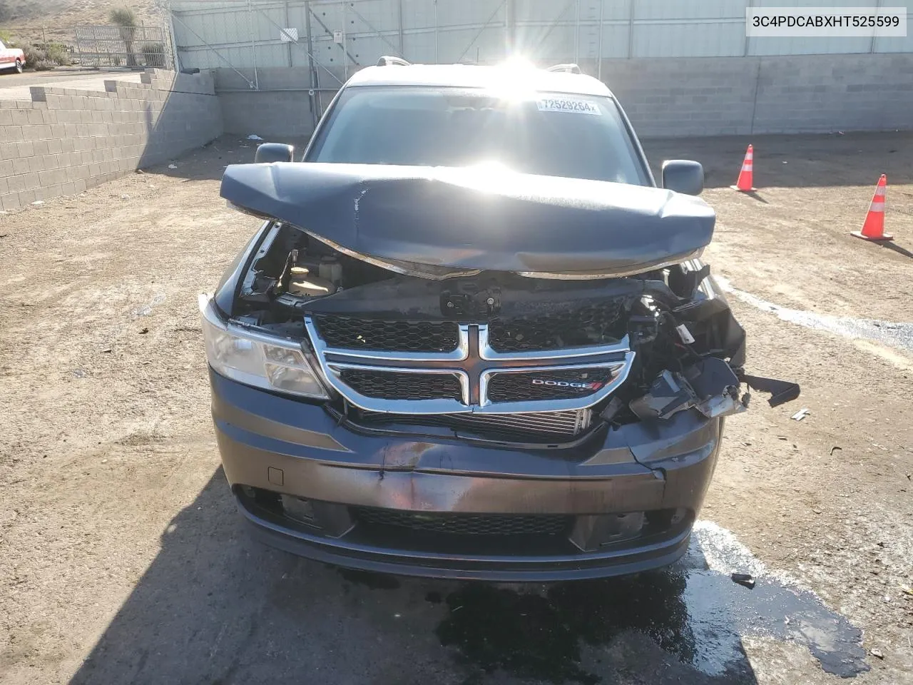 2017 Dodge Journey Se VIN: 3C4PDCABXHT525599 Lot: 72529264