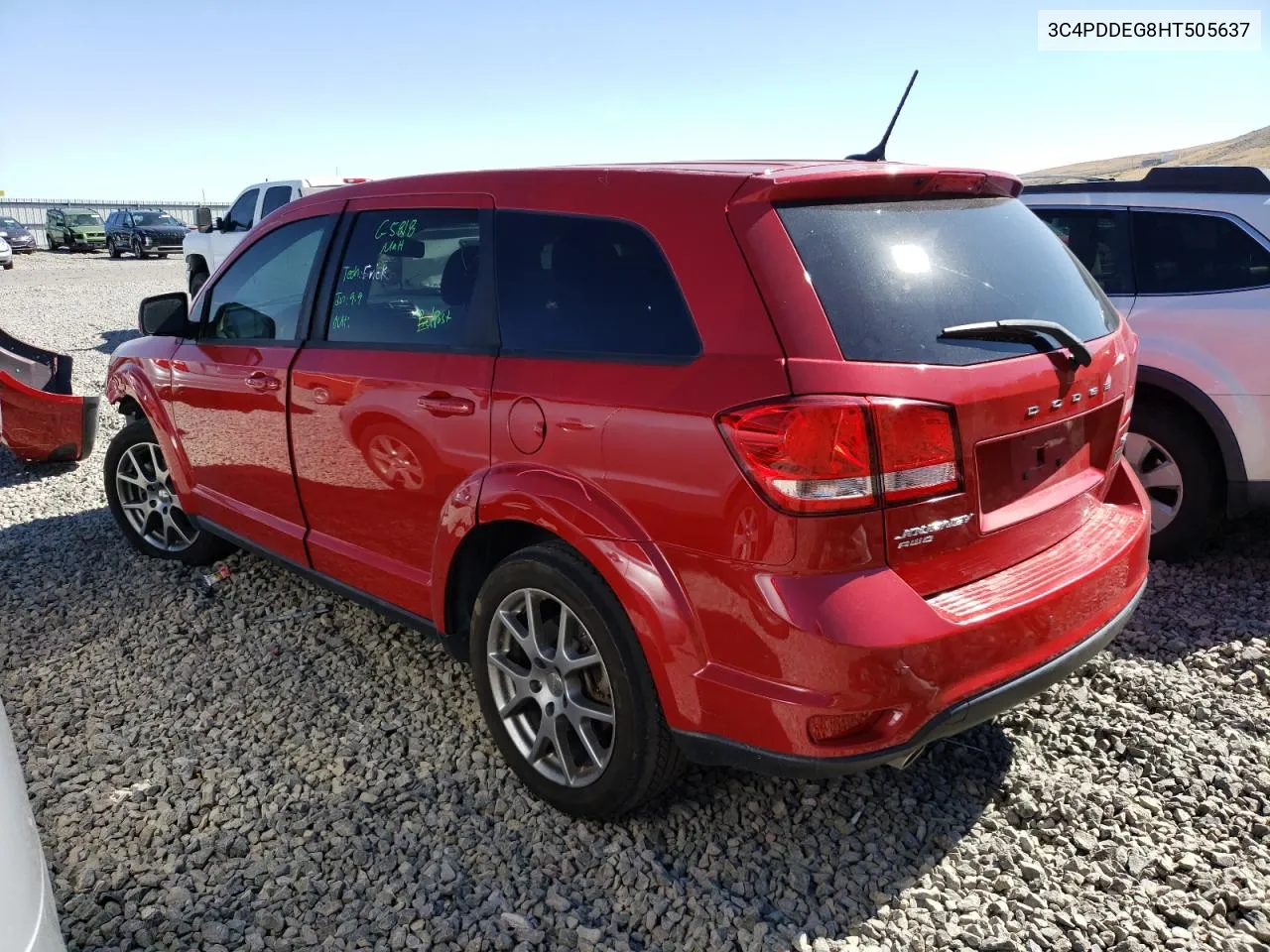 2017 Dodge Journey Gt VIN: 3C4PDDEG8HT505637 Lot: 72712054