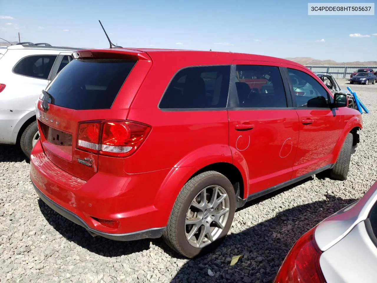 2017 Dodge Journey Gt VIN: 3C4PDDEG8HT505637 Lot: 72712054