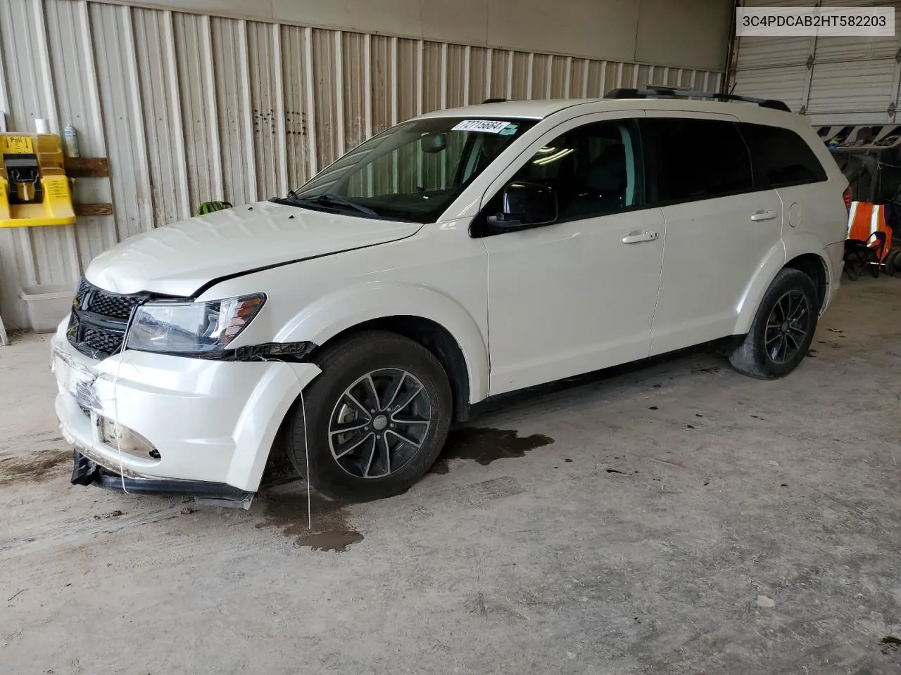 2017 Dodge Journey Se VIN: 3C4PDCAB2HT582203 Lot: 72715664