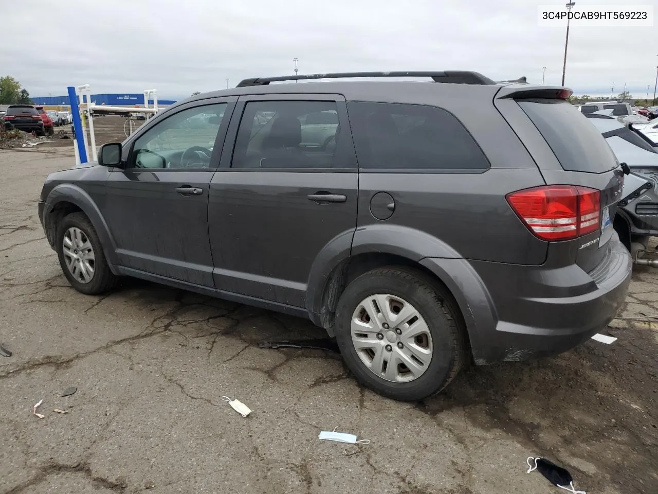 2017 Dodge Journey Se VIN: 3C4PDCAB9HT569223 Lot: 72730294