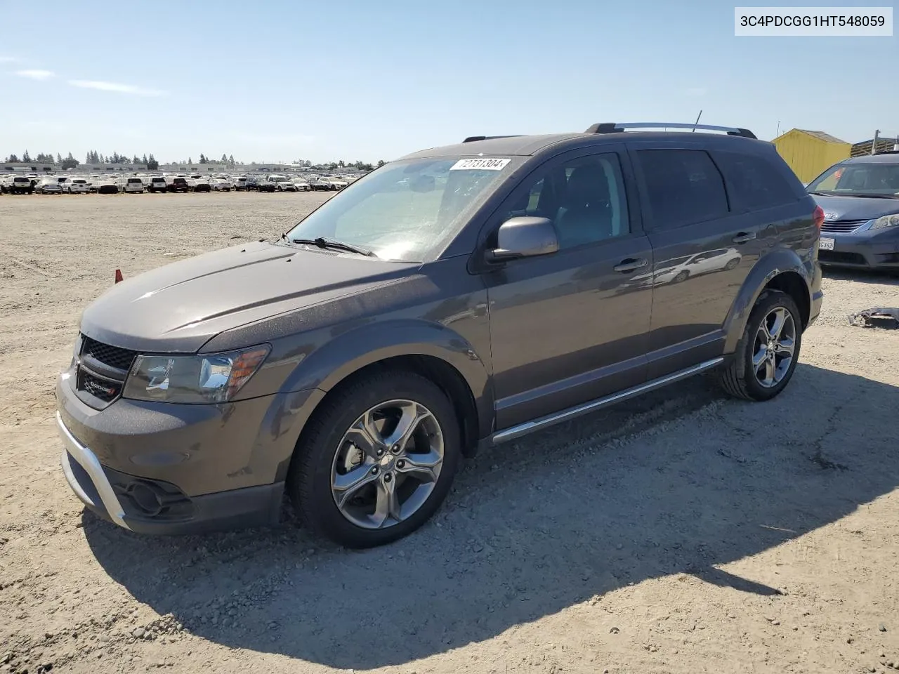 2017 Dodge Journey Crossroad VIN: 3C4PDCGG1HT548059 Lot: 72731304