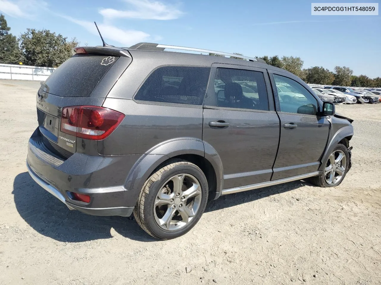 2017 Dodge Journey Crossroad VIN: 3C4PDCGG1HT548059 Lot: 72731304