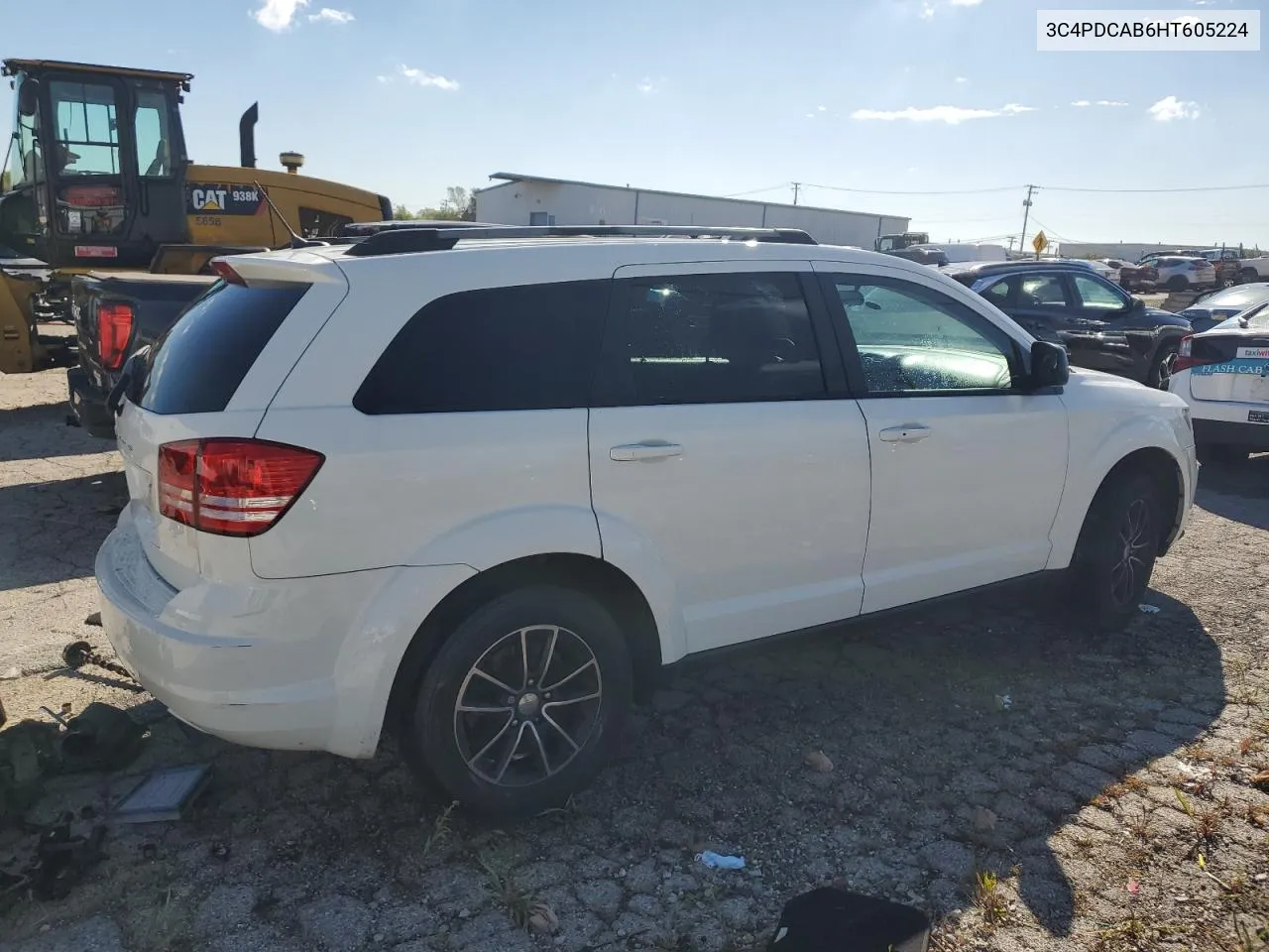 2017 Dodge Journey Se VIN: 3C4PDCAB6HT605224 Lot: 72746444