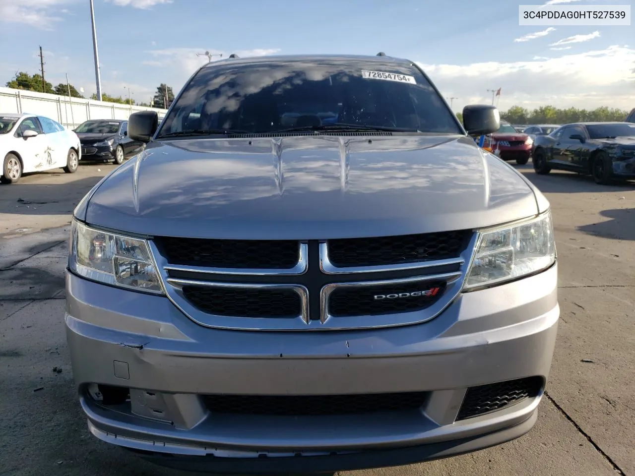 2017 Dodge Journey Se VIN: 3C4PDDAG0HT527539 Lot: 72854754