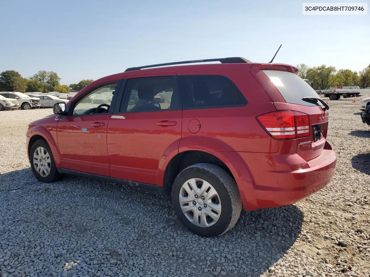 2017 Dodge Journey Se VIN: 3C4PDCAB8HT709746 Lot: 72882474