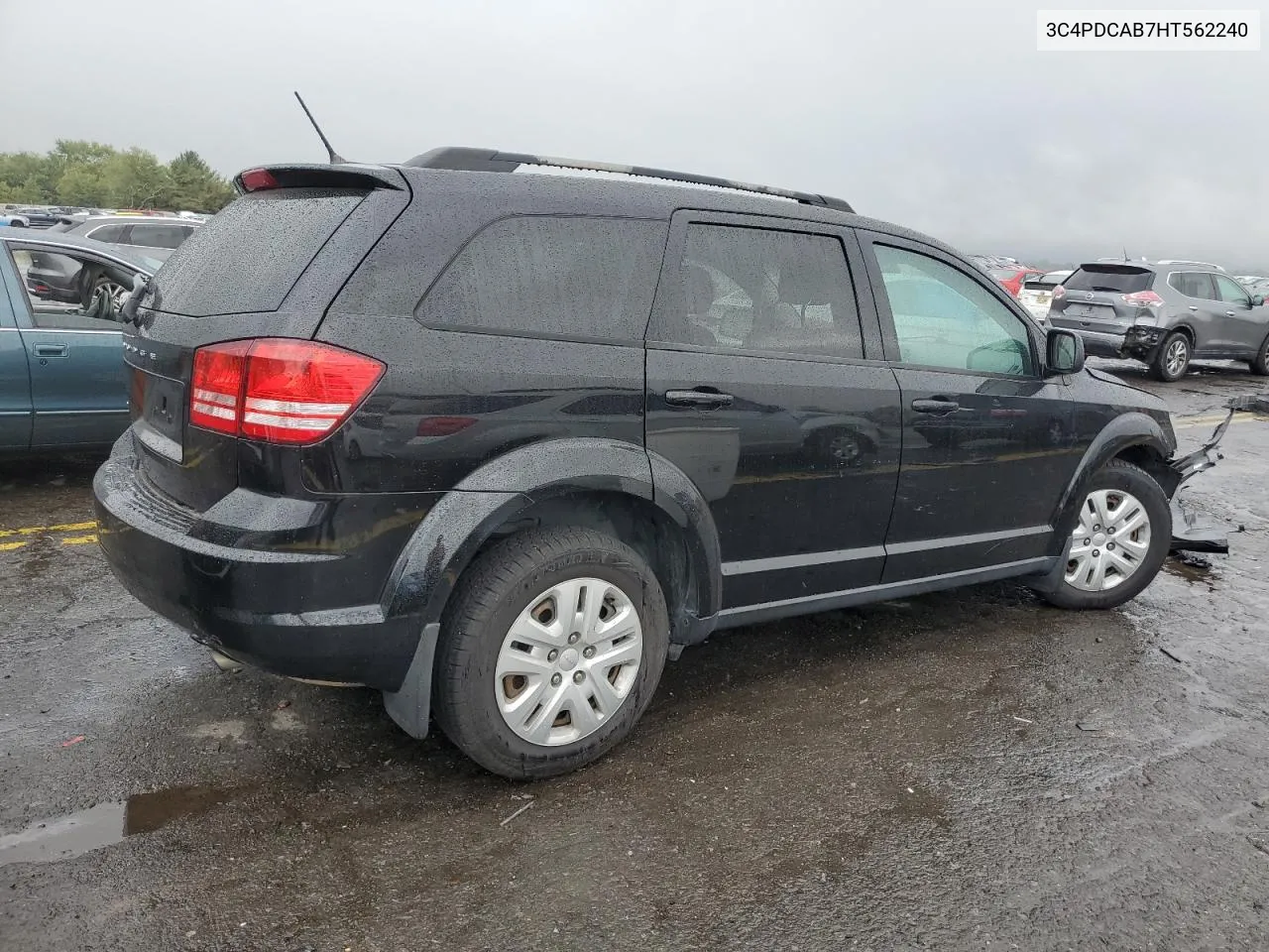 2017 Dodge Journey Se VIN: 3C4PDCAB7HT562240 Lot: 72896124