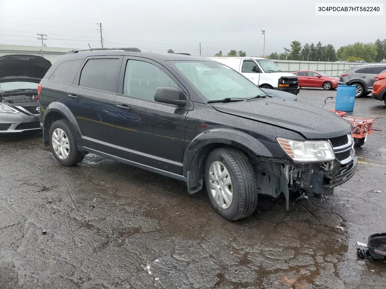 2017 Dodge Journey Se VIN: 3C4PDCAB7HT562240 Lot: 72896124