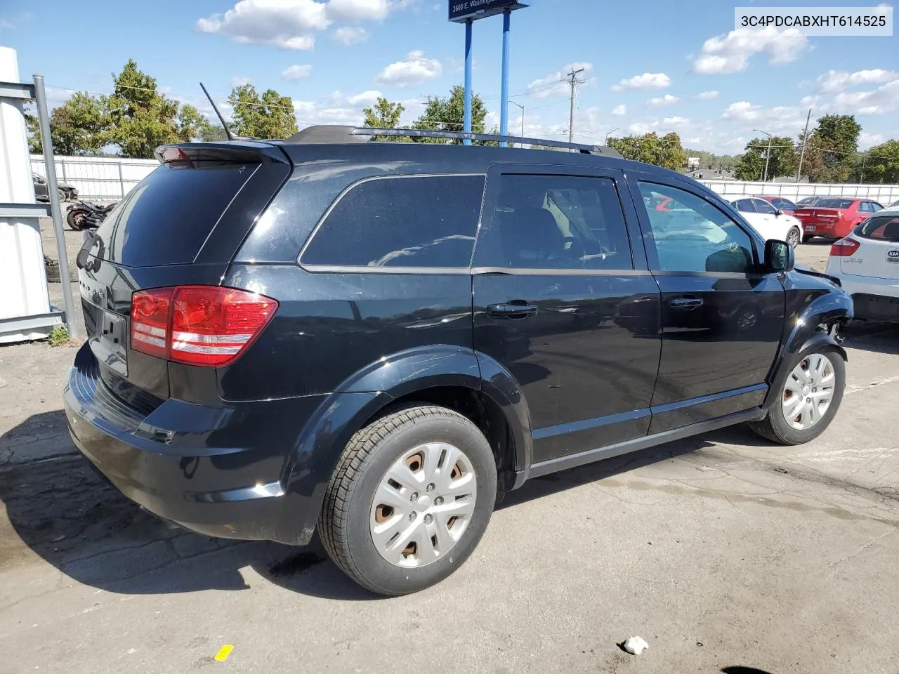 2017 Dodge Journey Se VIN: 3C4PDCABXHT614525 Lot: 73094424