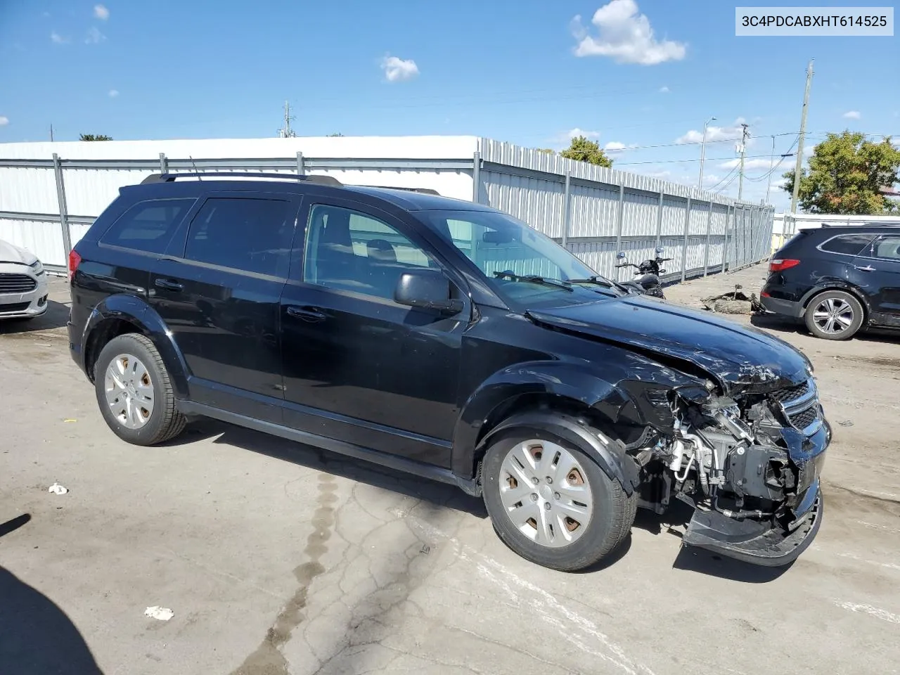 2017 Dodge Journey Se VIN: 3C4PDCABXHT614525 Lot: 73094424