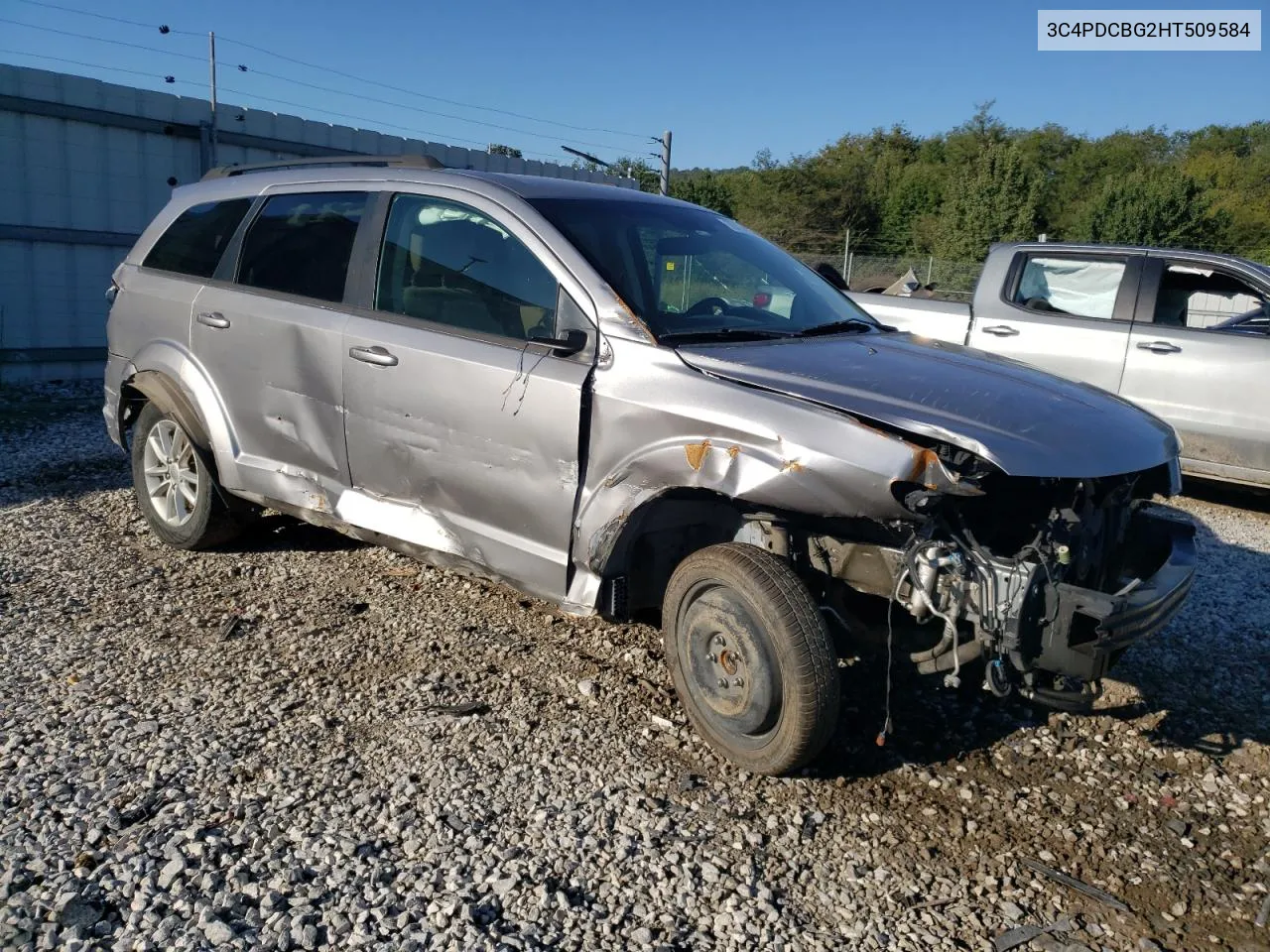 2017 Dodge Journey Sxt VIN: 3C4PDCBG2HT509584 Lot: 73114804