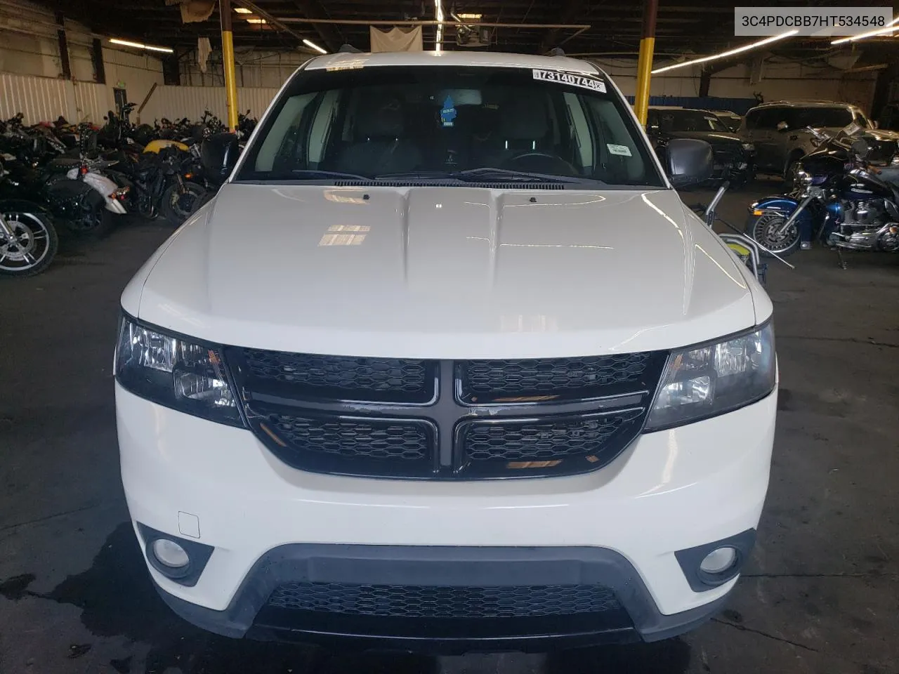 2017 Dodge Journey Sxt VIN: 3C4PDCBB7HT534548 Lot: 73140744