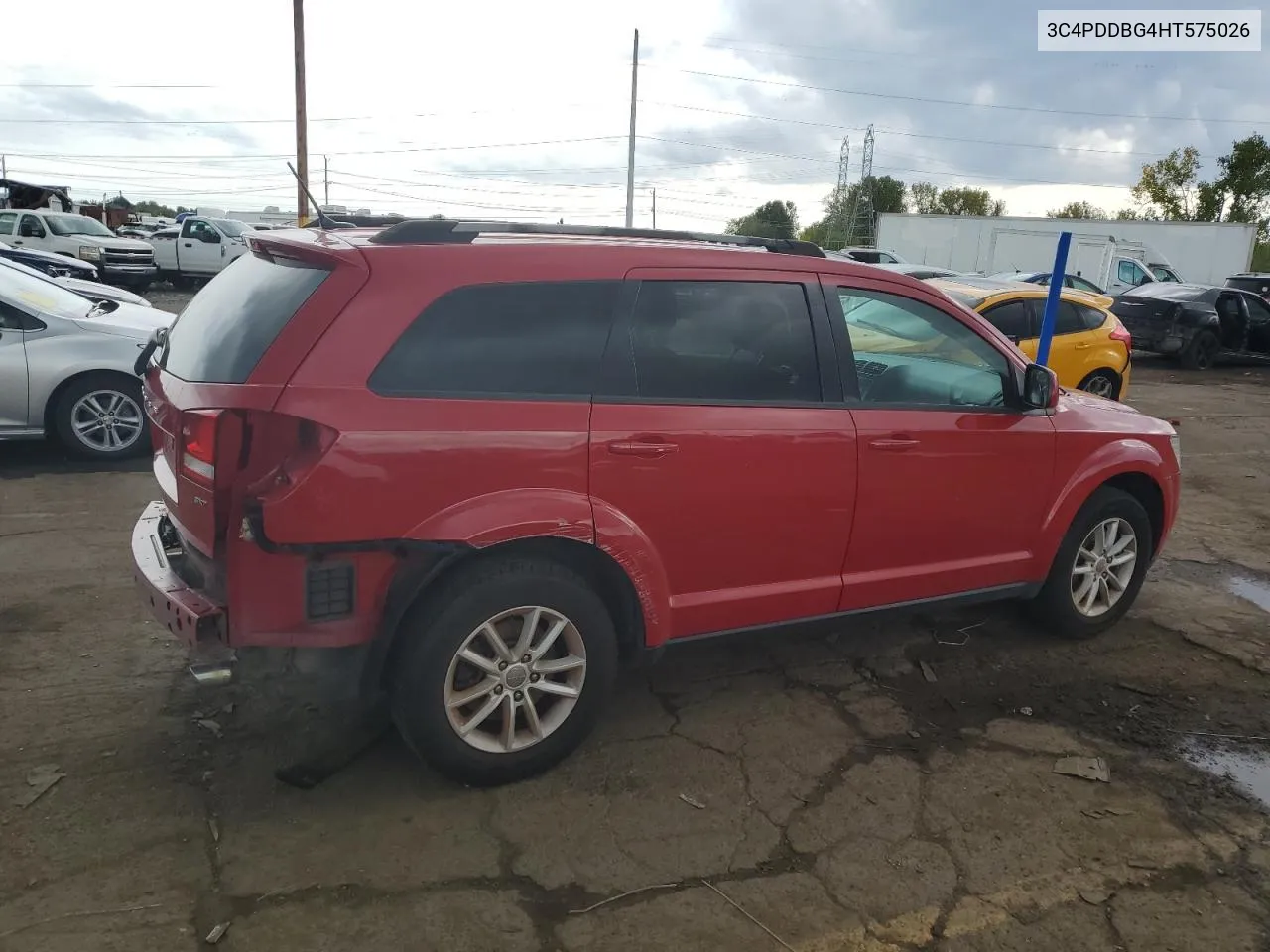 2017 Dodge Journey Sxt VIN: 3C4PDDBG4HT575026 Lot: 73141134