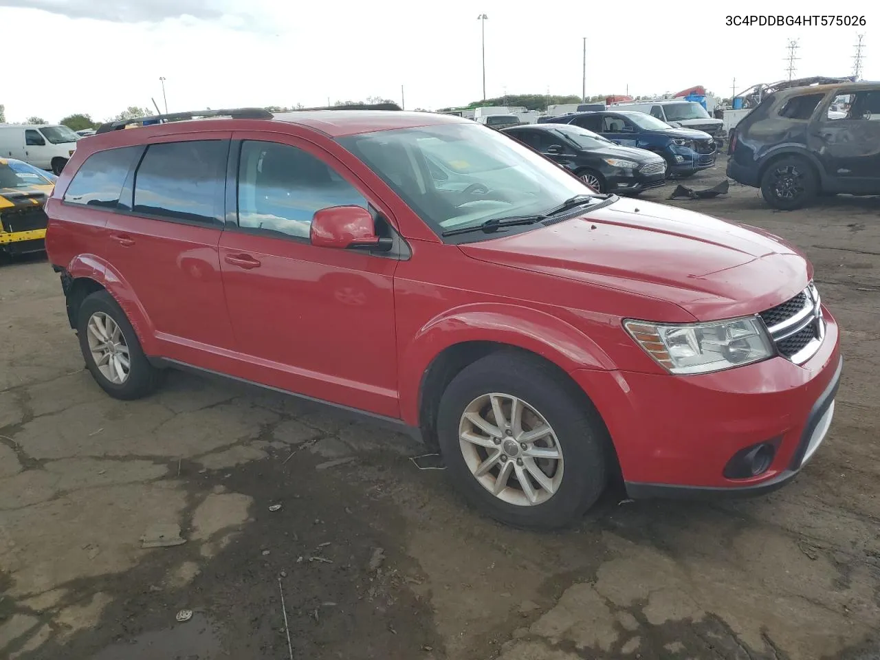 2017 Dodge Journey Sxt VIN: 3C4PDDBG4HT575026 Lot: 73141134