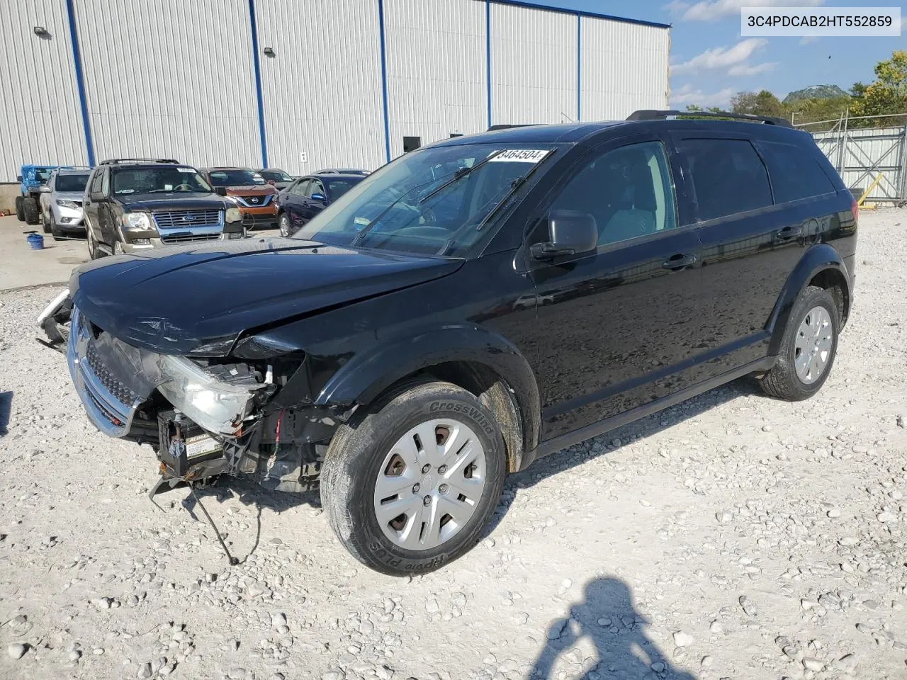 2017 Dodge Journey Se VIN: 3C4PDCAB2HT552859 Lot: 73464504