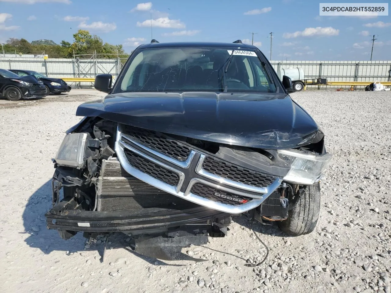 2017 Dodge Journey Se VIN: 3C4PDCAB2HT552859 Lot: 73464504