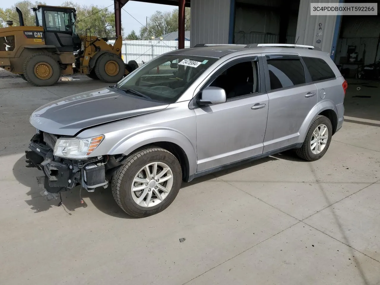 2017 Dodge Journey Sxt VIN: 3C4PDDBGXHT592266 Lot: 73478994