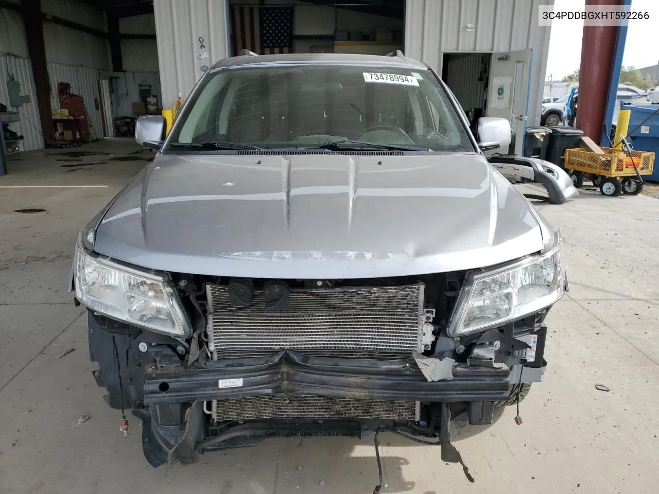 3C4PDDBGXHT592266 2017 Dodge Journey Sxt