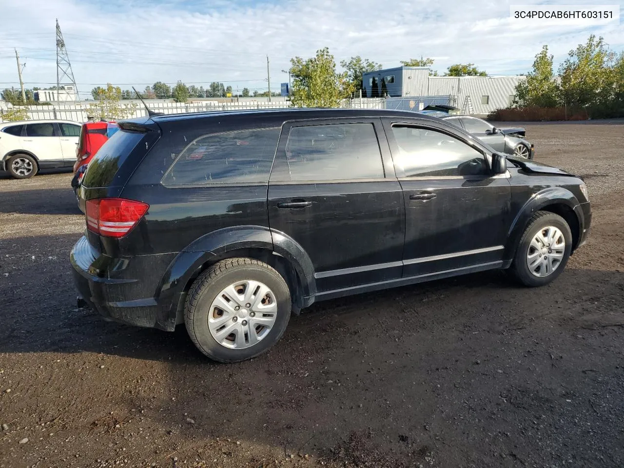 2017 Dodge Journey Se VIN: 3C4PDCAB6HT603151 Lot: 73495904