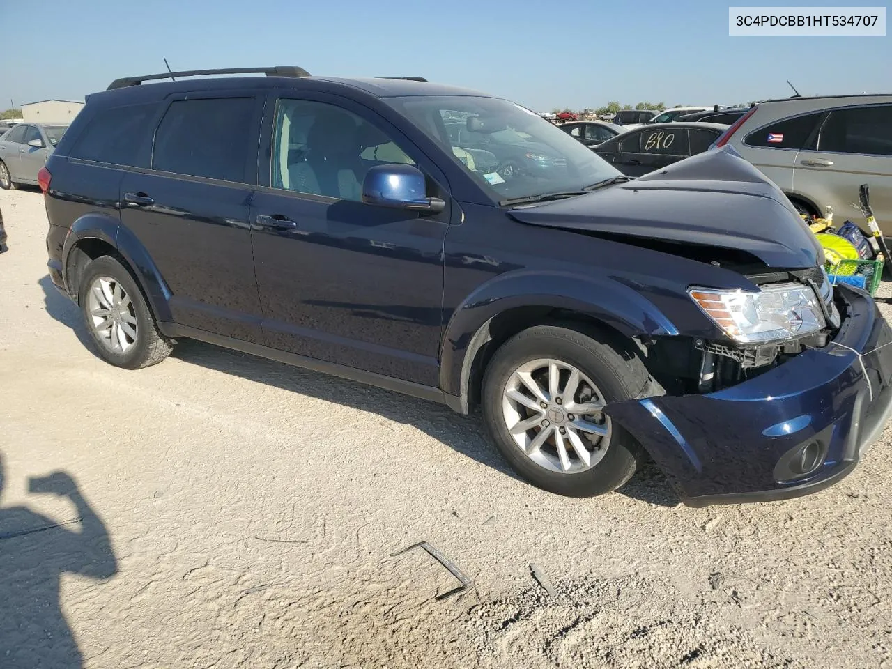 2017 Dodge Journey Sxt VIN: 3C4PDCBB1HT534707 Lot: 73519284