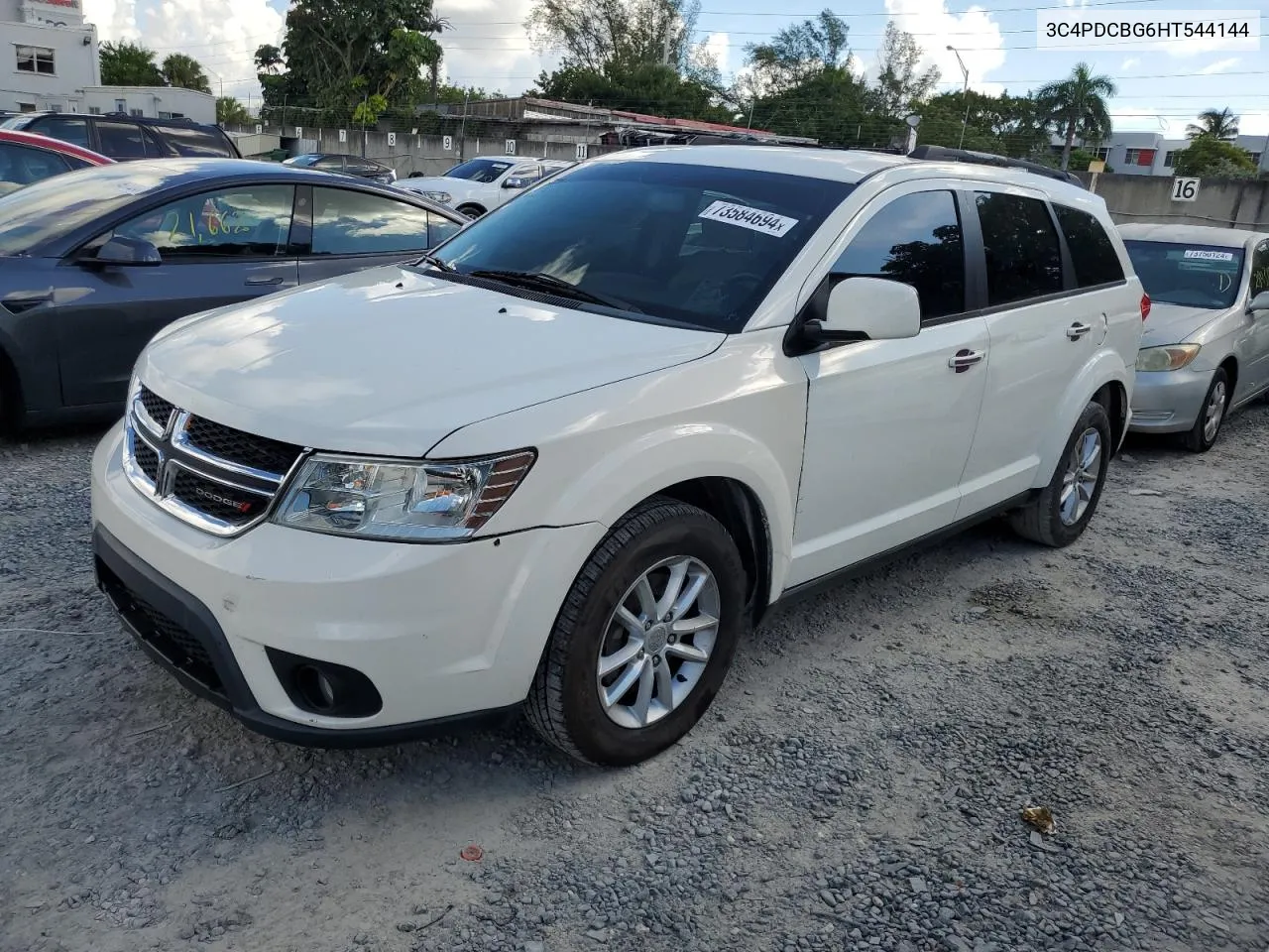 2017 Dodge Journey Sxt VIN: 3C4PDCBG6HT544144 Lot: 73584694