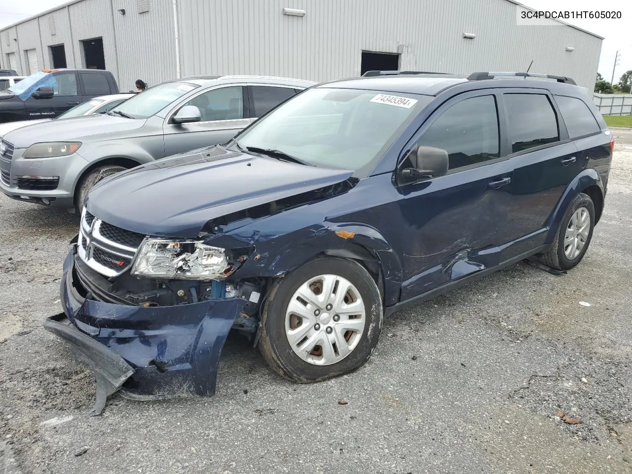 2017 Dodge Journey Se VIN: 3C4PDCAB1HT605020 Lot: 74345394