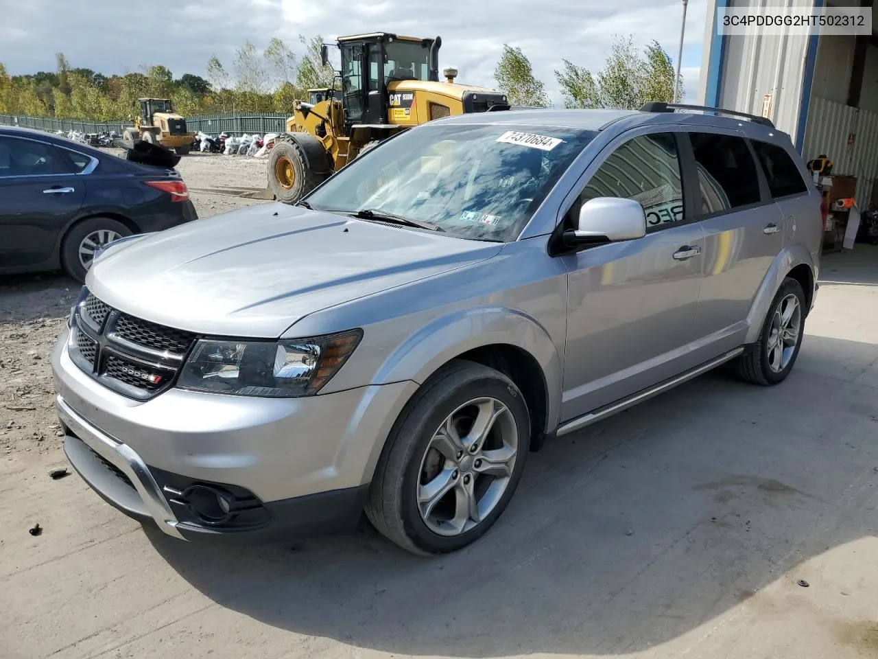 2017 Dodge Journey Crossroad VIN: 3C4PDDGG2HT502312 Lot: 74370684