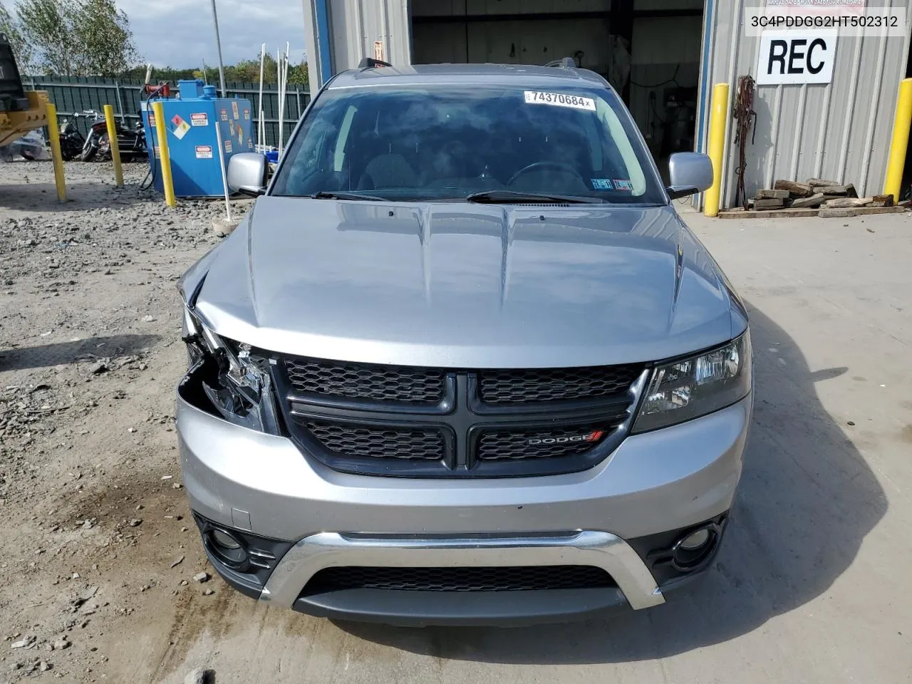 2017 Dodge Journey Crossroad VIN: 3C4PDDGG2HT502312 Lot: 74370684