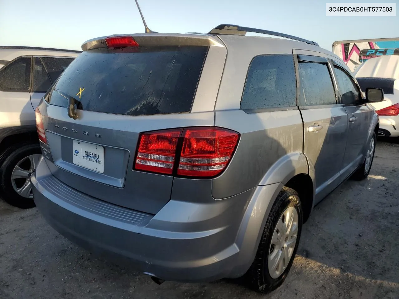 2017 Dodge Journey Se VIN: 3C4PDCAB0HT577503 Lot: 74438154