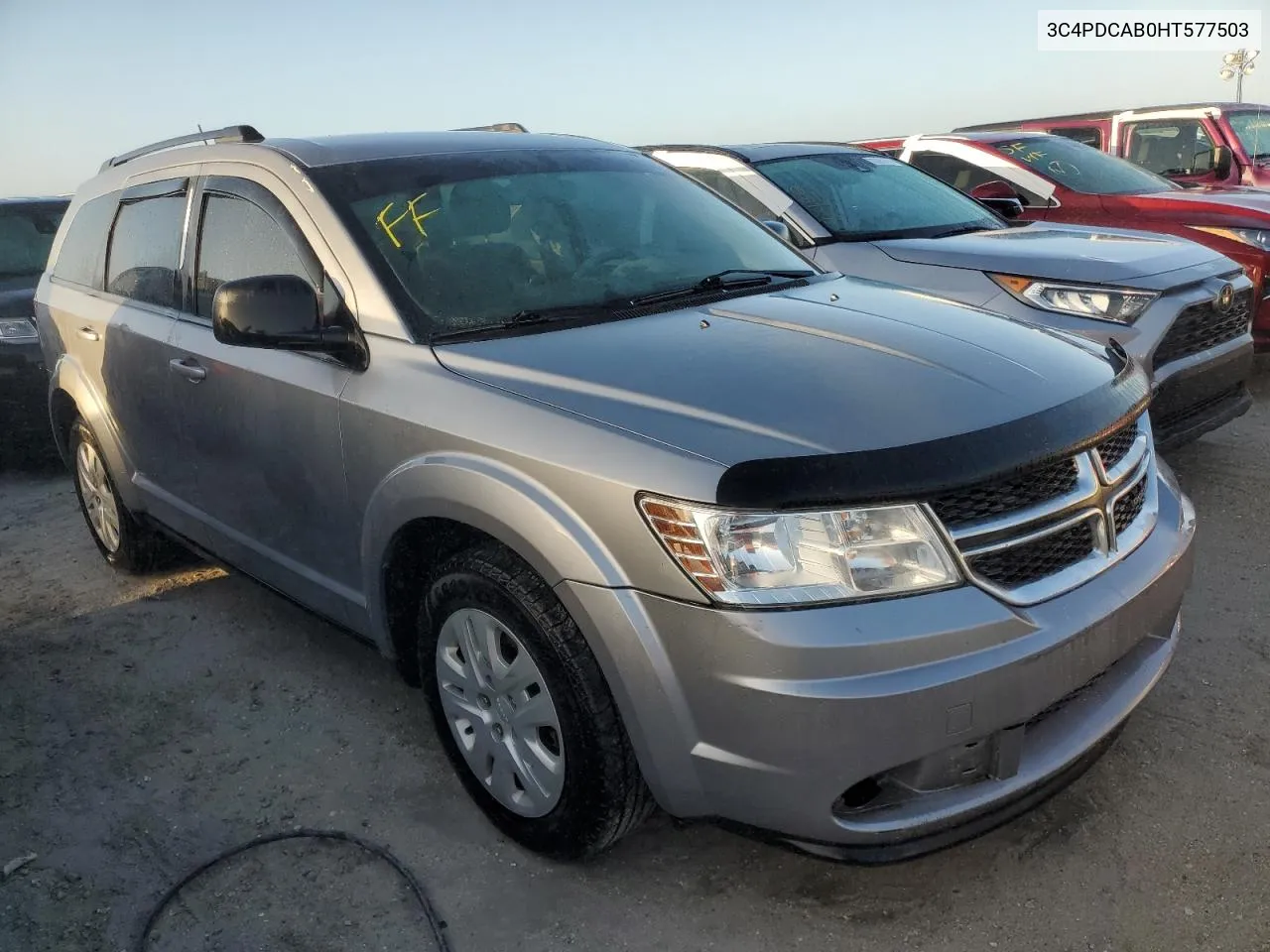 2017 Dodge Journey Se VIN: 3C4PDCAB0HT577503 Lot: 74438154