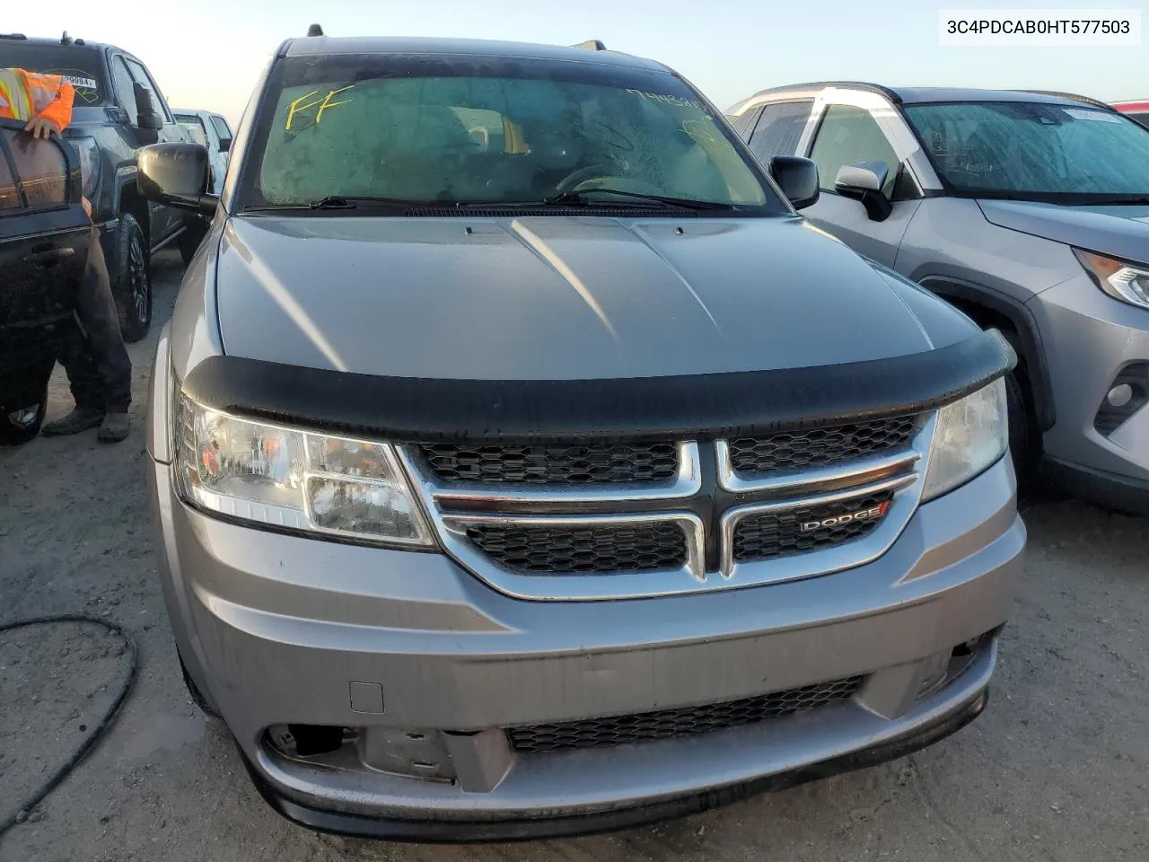 2017 Dodge Journey Se VIN: 3C4PDCAB0HT577503 Lot: 74438154