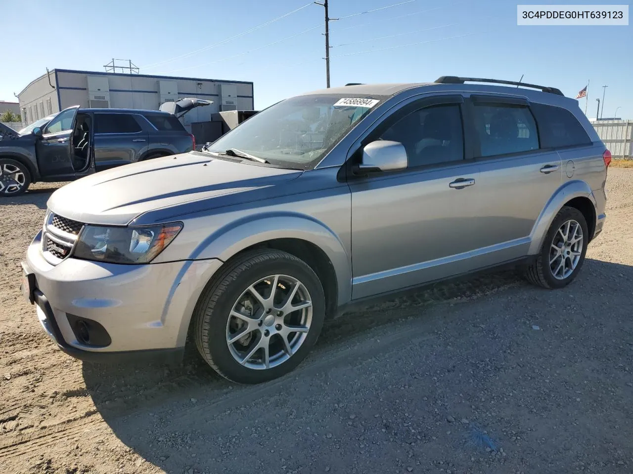 2017 Dodge Journey Gt VIN: 3C4PDDEG0HT639123 Lot: 74586994